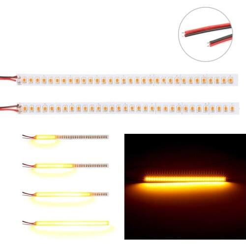Car Rearview Mirrors Flowing Turn Signal Lights Amber Sequential Blinker Light Strip Flexible Soft Dynamic Turn Signal Lamp 12V