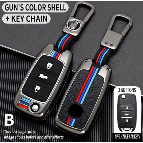 Car key cover case skin holder set protector fob for Changan CS75 EADO CS35 RAETON CS15 V3 V5 V7 2button remote key Holder Shell