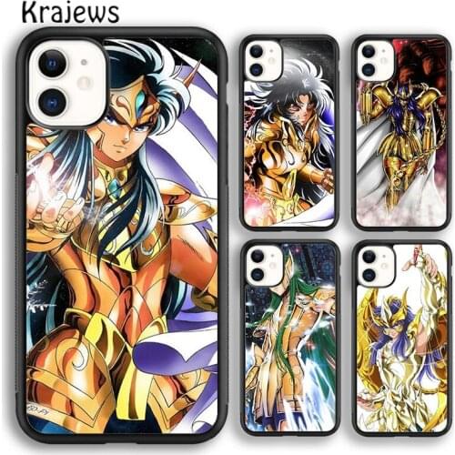 Krajews Aries Mu Sagitario Saint Seiya Phone Case Cover For iPhone 5s 6s 7 8 plus X XR XS 11 12 pro max Samsung Galaxy S9 S10