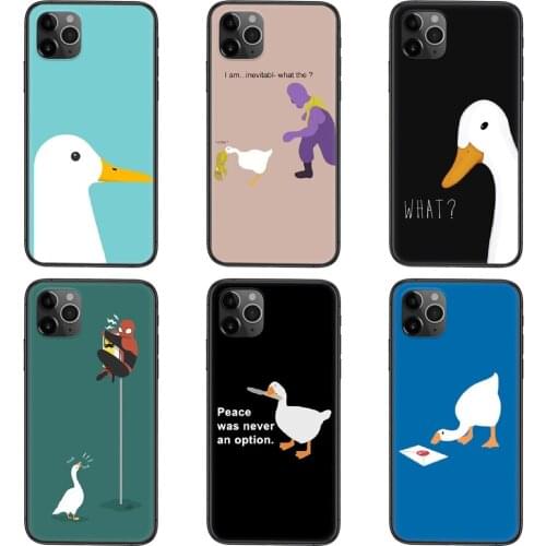 Duck Goose Game For Huawei Honor 9X 9I 9A 8X 8S 20S 20i 20 Pro V40 10X Lite Accessories Pouches Bags Shell Free Id