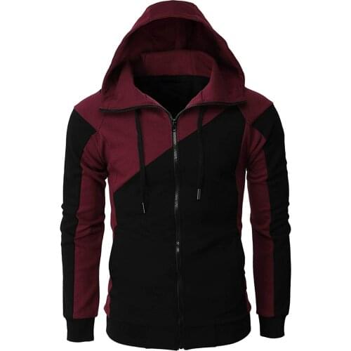 Eillysevens Men's Zip Hoodies