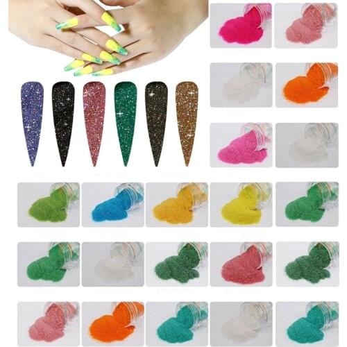 Nail Glitter Multiple Highlights Laser Art & Craft Sequin Pigment Powder Dust for Crafting Eye Face Body Hair Festival Make Up