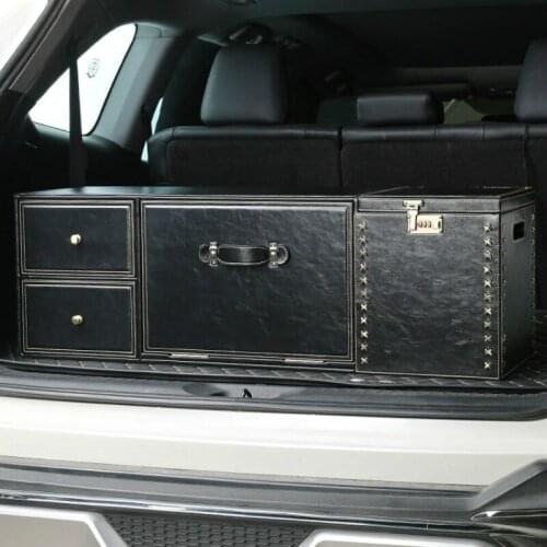 Trunk Storage Trunk Multi-Functional Sundries Organizing Storage Gadget Vehicle Storage Box Internal Car Accessory Luggage