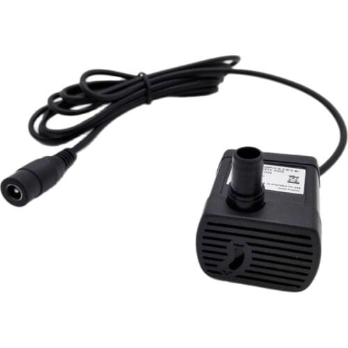 JT-1020 5.5*2.1mm or USB Connector Brushless DC 5V 150L/h 12V 280L/h Micro Submersible Aquarium Water Pump