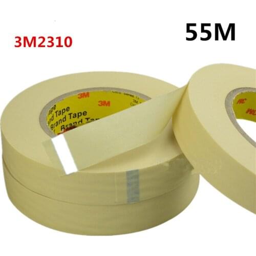 3M2310 High-temperature Resistant Adhesive Masking Tape Crepe Paper Decorative Spray Shield Cover Tape Traceless 55M
