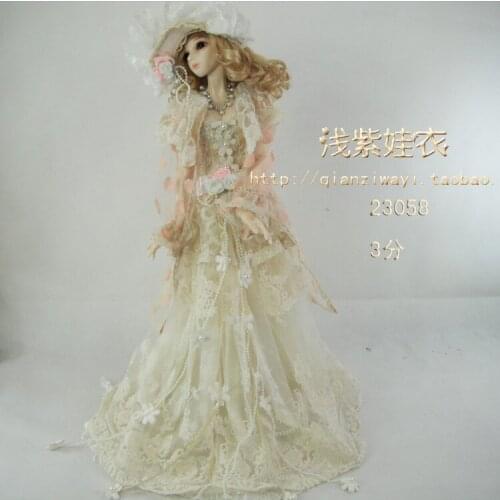 1/4 1/3 scale BJD Dress set for SD clothes BJD doll accessories,Not included doll,shoes,wig and other accessories 18D1523
