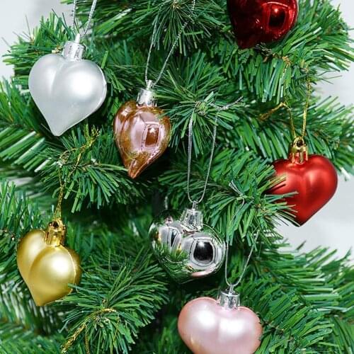 60%HOT12Pcs Baubles Decorative Fine Workmanship Plastic Christmas Tree Pendant Ball for Hotel