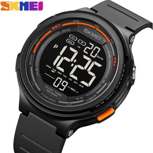 SKMEI Fashion Creative Men Digital Watch 5Bar Waterproof Alarm Sport Watch Electronic Wristwatch For Man relogios masculino