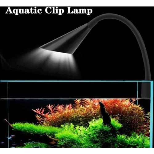 LED Aquarium Lights Clip-on LED Plants Grow Light Aquatic Freshwater Lamps Waterproof Lamp For Fish Tanks