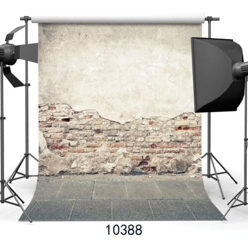 Vinyl 3D Photography Background Brick Wall Customize Wedding Anniversary Portrait Photophone Backdrop For Photo Studio