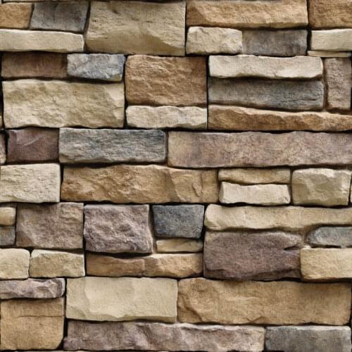 High quality Waterproof Stone Brick Wall Home Decor Wall Art Decal Living Room Bedroom Decor Sticker Self adhesive Wallpaper