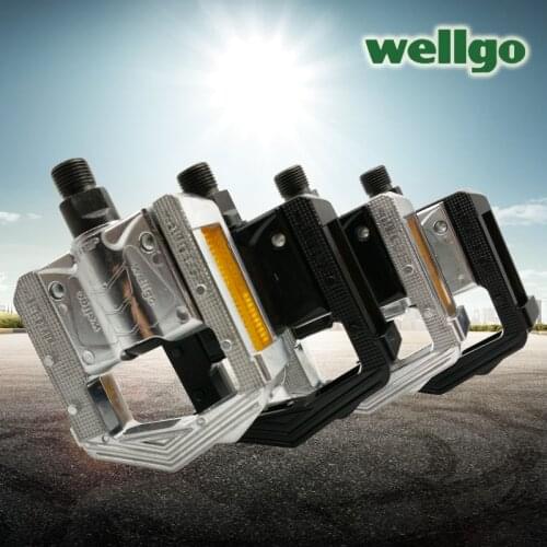 Wellgo F265 Folding Bicycle MTB Mountain Road Bike Paddle Aluminum Folding Bike Parts Pedal