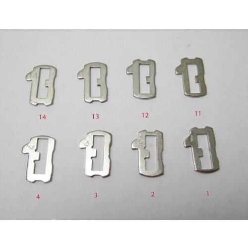 Repair Accessories HU66 Car Lock Reed Locking Plate For Audi Volkswagen Car Lock Reed Total 200PCS(8 models)