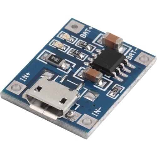 1pc 5V Mini MICRO USB 1A TP4056 Lithium Battery Charging Charger Module New Hot Worldwide dropshipping