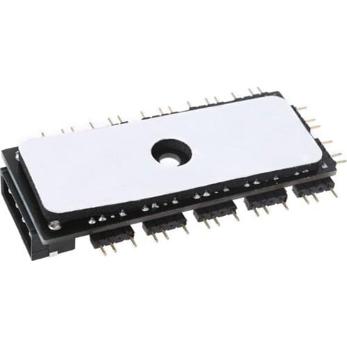 20CB AURA SYNC 5V 3-Pin ARGB Hub Splitter Case & RGB Extension Cable for MSI RGB Motherboard LED Fan Cooling