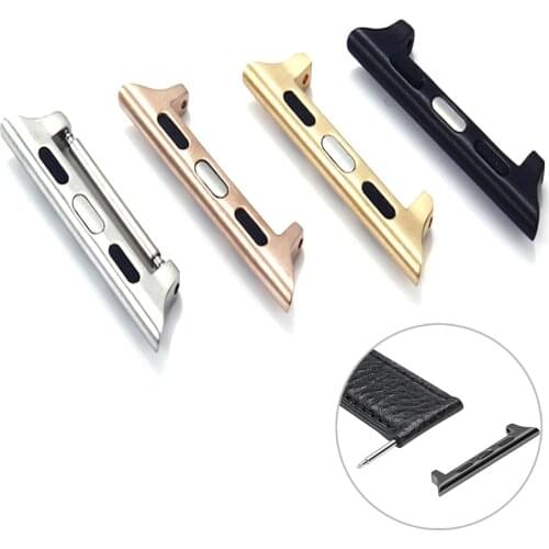 5 Pairs Connector DIY 1:1 For Apple Watch adapter Band 38mm 40mm 42mm 44mm Replacement iWatch Band adapter Spring Accessories