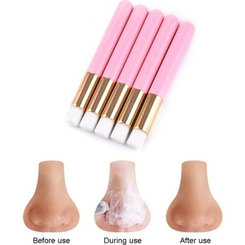 5Pcs Eyelash Cleaning Brush Lash Extensions Applicators Eyebrow Nose Comedones Cleansing Brush Lash Shampoo Tools Washing Brush