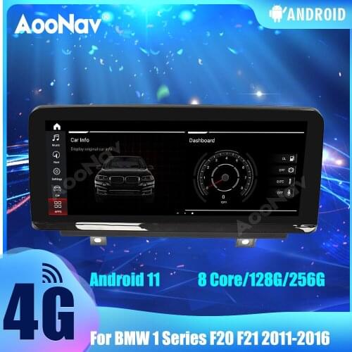 2 Din 256G Car Radio For BMW 1 Series F20 F21 2011-2016 Android 11 Touch Sceen GPS Navigation Autoradio Multimedia Player