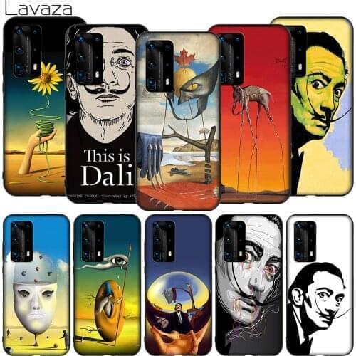 Lavaza K8 Alvador Dali Case for Huawei P9 P10 P20 P30 P40 Y6 Y7 Y9 Lite Pro Max Prime Mini 2019