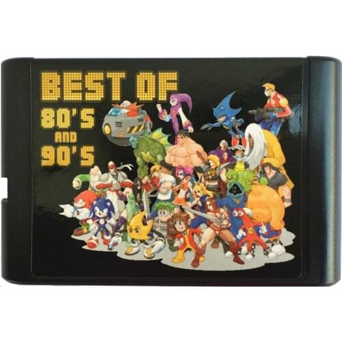 The latest 196 in 1 Game Cartridge 16bit MD Game Card For Sega Mega Drive For Sega Genesis For PAL and NTSC Drop shipping