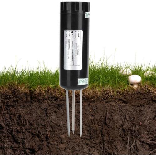 17.5X3.9cm 3 Probe Soil PH Speed Measuring Tester With Digital Display Sensor Meter For Garden Farm Lawn Gardening Tool