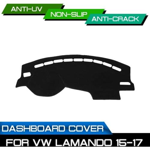 Car Dashboard Mat for Volkswagen Lamando 2015 2016 2017 Anti-dirty Non-slip Dash Cover Mat UV Protection Shade