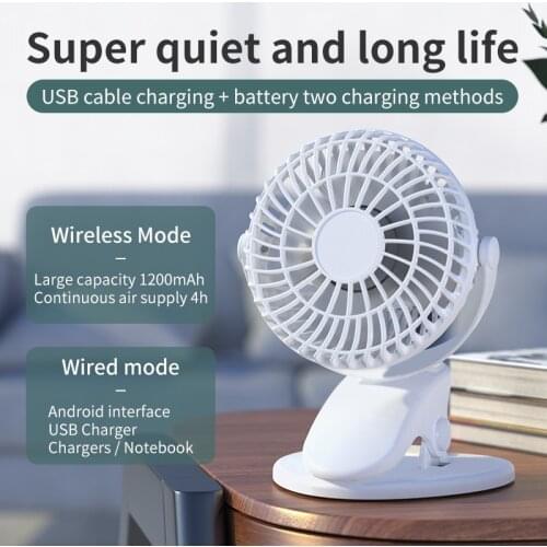 Cool Gadgets Mini Fan Rechargeable Portable Folding Small Portable Desk Ultra-quiet Electric Usb Fan Room Gadgets Room Gadgets