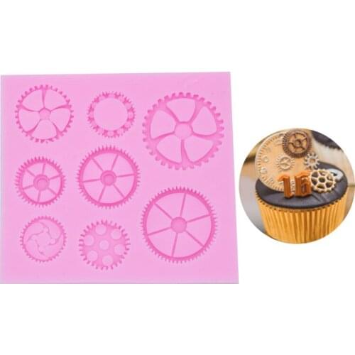 Cartoon Liquid Silicone Fondant Cake Mold 17-175