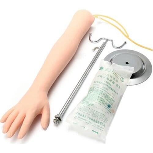 Intravenous Practice Arm Kit Phlebotomy Arm Kit with Infusion Stand Practice Arm for Phlebotomy IV Practice Arm Kits