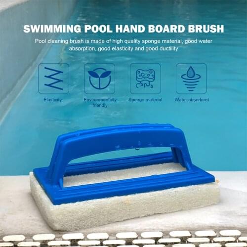 Wall Sponge Brush 1PC Cleaning Supplies Swimming Pool Accessory Portable Waterline Scrubber Wall Cleaning Brush Scrubber