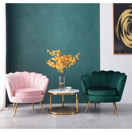 Nordic lazy sofa chair single armchair luxury small apartment bedroom living room chairs balcony leisure chair