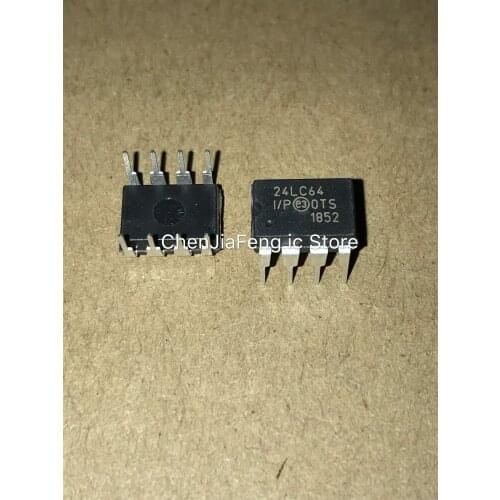 50PCS~100PCS/LOT PIC24LC64-I/P 24LC64 DIP8 New original