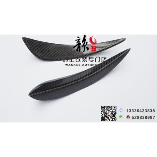 Fit for BMW 5 series G30/G38 530Li/540i RZ carbon fiber front bumper spoiler air knife blade