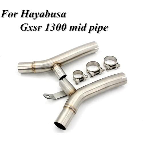 Suitable for Motorcycle Suzuki Hayabusa GSXR1300 GSX1300R 2014 2015 2016 stainless steel middle section connecting pipe