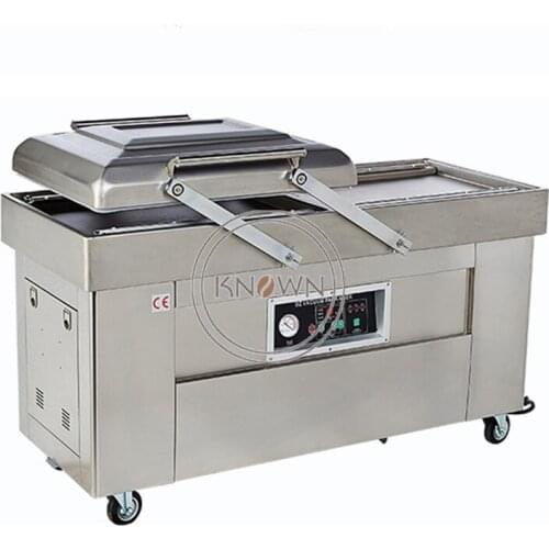 Vegetable meat commercial vacuum packing machine/vacuum food sealing machine clear stock
