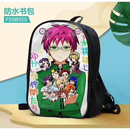 IVYYE Saiki Kusuo no Psi Nan Fashion Anime Customized Backpacks Rucksacks School Backpack Casual Bags travel Knapsack Unisex New