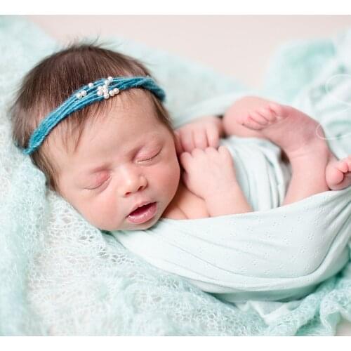 160x45CM Super Stretchy Cotton Wrap Newborn Baby Photography Props Infant Swaddle Photo Shoot Accessories Photograph For Studio