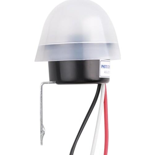 Waterproof sensitive Auto On Off Photocell street Light Switch DC 12V 24V AC 110V 220V photoelectric cell Sensor Switch