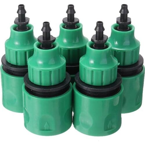 High Qaulity Garden Lawn Water Hose Quick Connector Fit For 4/7mm & 8/11mm Micro Hose For Garden Irrigation Tools