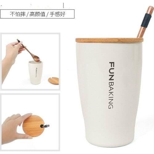 High quality Stainless Steel Double Coffee Cup Creative Simple Barbecue Office Milk Water tea mug travel funny cute with lid