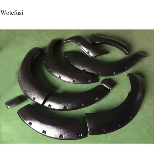 Wotefusi Adhesive Type Matt Black Mud Flaps Fender Protectors Set Kit For Ford Everest [QPA307]