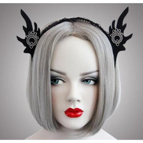 New arrival womens Halloween Elven ears hairbands party Gothic girls headband headwear hair accessories