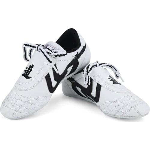 One Pair Comfortable Martial arts Shoes Wing Chun Kung fu Tai chi Taekwondo Karate Footwear Fitness Sports Training Sneakers