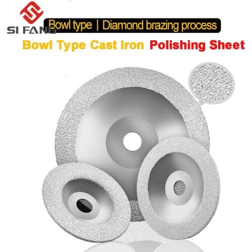 1Pc Diamond Coated Grinding Disc Grinding Wheel 100/125/150/180mm For Coarse Glass Cutting Angle Grinder Accessories