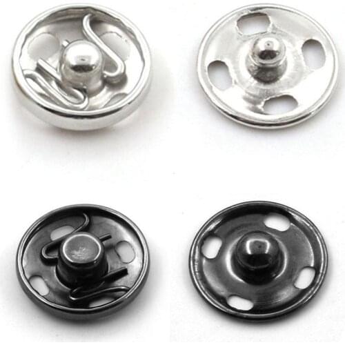 10pcs 0.75cm-2.1cm Metal Magnet Snap Button For Diy Bags Snaps Buttons Clasp Fastener Snap Button Sewing Accessories