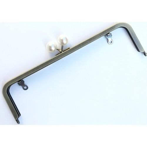 25cm big size plain purse frame women DIY bag making metal clasp 10pcs/lot