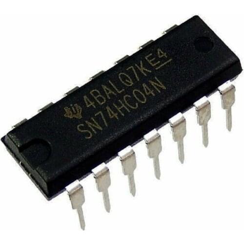 74HC04 Hex Inverter DIP 14 IC - Pack of 5