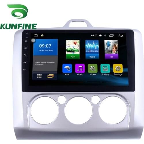 Octa Core 1024*600 Android 10.0 Car DVD GPS Navigation Player Deckless Car Stereo for FORD Focus 2004-2011 MT Radio wifi