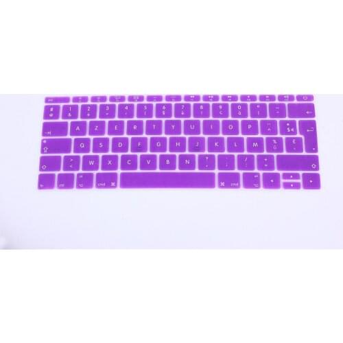For Mac Book 12 Inch French Keyboard Cover AZERTY 12" 2016 12 French Franch Silicone Keyboard Cover Protector Skin