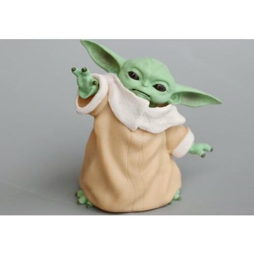 Disney Baby Yoda 8cm Action Figures Anime Figurine Toy Decoration Collectibles Toys for Children
